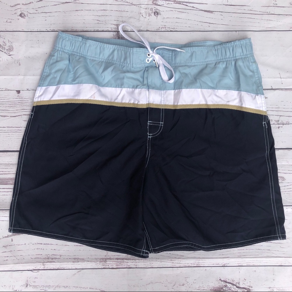 Breakwater Lined Swim Trunks Pockets
